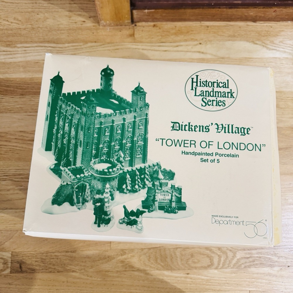 Department 56 Historical Landmark Series Tower of London (58500) 1997 Retired